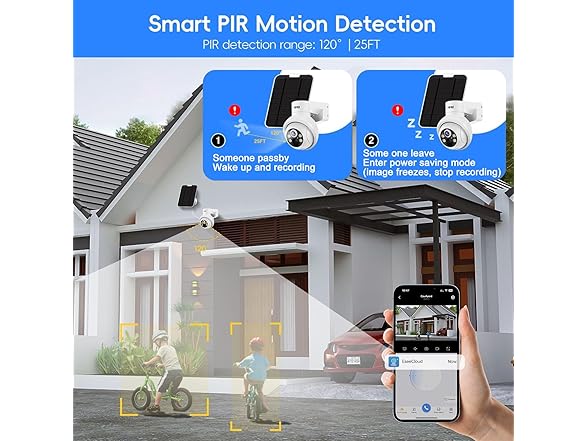 MMQ 4MP PTZ Solar Security Camera