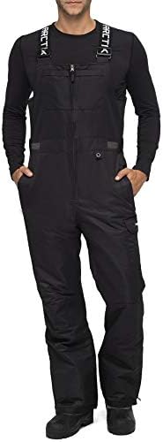 Arctix Men's Avalanche Athletic Fit Insulated Bib Overalls, Black, XX-Large/32" Inseam