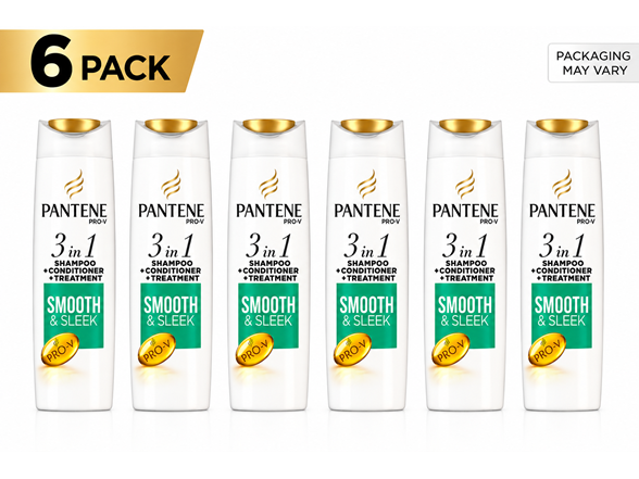 (6-Pack) Pantene 3in1 Smooth and Sleek