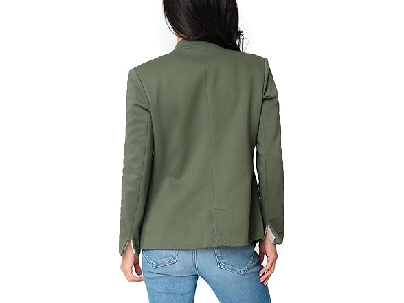 GIBSONLOOK Notch Collar Blazer for Women