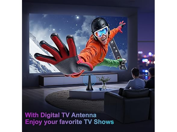 QIRUOZ 4K TV Antenna