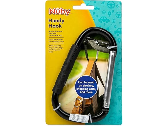 Nuby Large Handy Hook Carabiner Stroller Clip