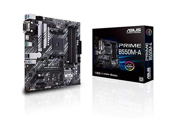 ASUS Prime B550M-A/CSM AMD AM4 (3rd Gen Ryzen™) microATX Com (Open Box)