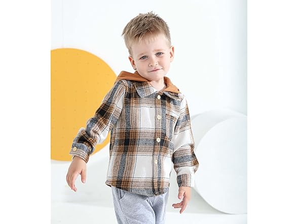 Toddler Flannel Plaid Button Shirt