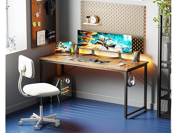 Coleshome 63 Inch Computer Desk