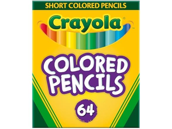 Crayola Mini Colored Pencils 64 count