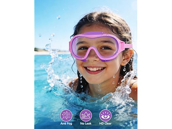 Aegend 2-Pack Anti-Fog Swim Goggles