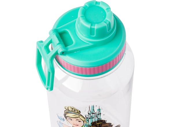 Silver Buffalo Disney Princess Ariel, Plastic Water Bottle, 32oz