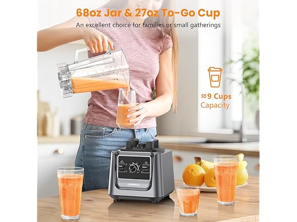 2000W High-Speed Countertop Blender