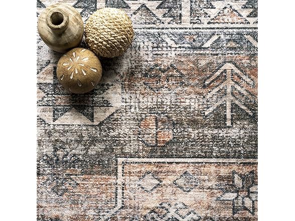 nuLOOM 5' x 8' Machine Washable Rug