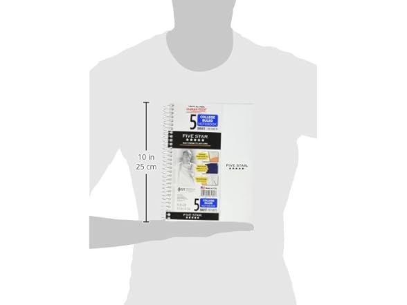 Five Star Spiral Notebook, 9-1/2" x 6"