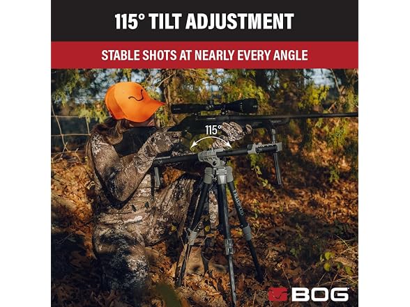 BOG FieldPod Dual-Frame Hunting Tripod, Adjustable Shooting Rest