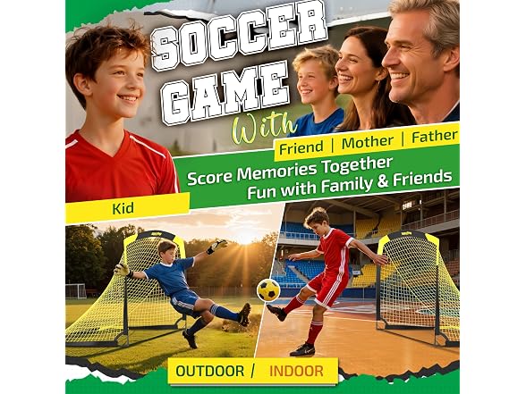 Happy Jump 7x5 Portable Soccer Goal Net