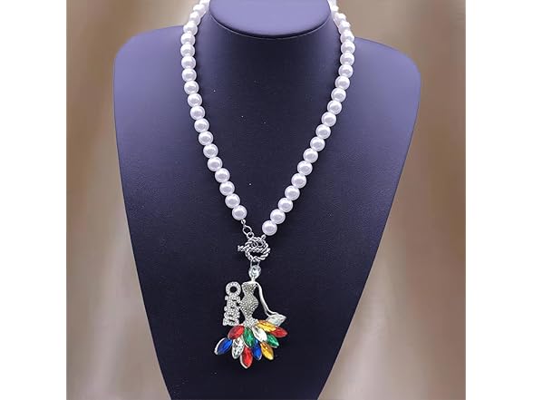Masonic Pearl Star Necklace