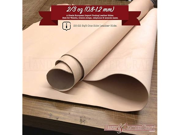 Hand and Leather Craft - Veg Tan Leather