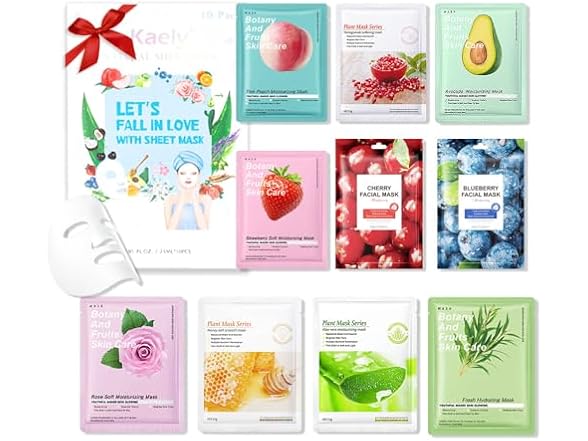 2-Pack 10ct Variety Face Mask Sets