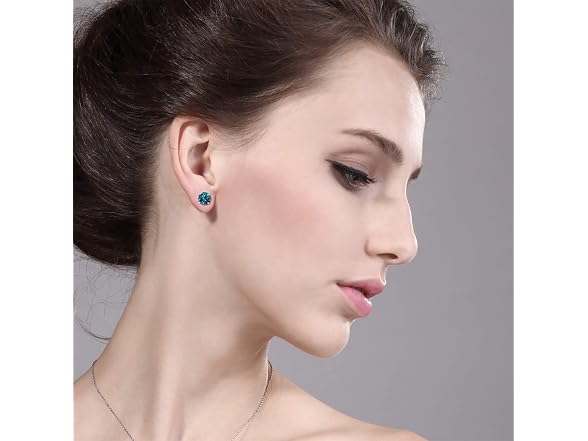Gem Stone King 3-5 Cttw 14K Yellow Gold Earrings