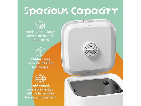 Pursonic Bucket Towel Warmer