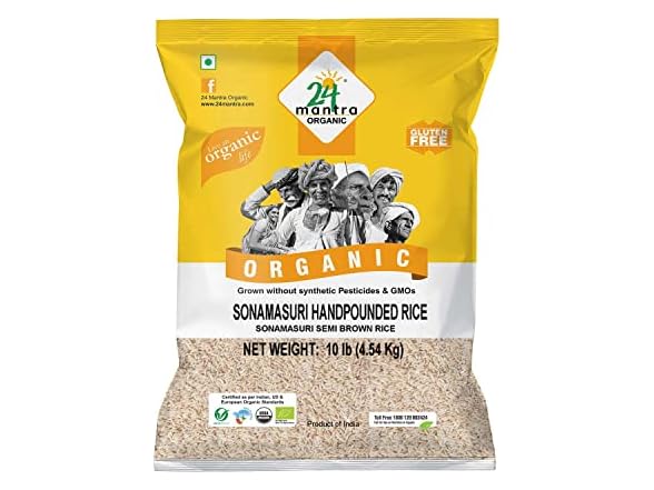 24 Mantra Organic Sonamasuri Handpounded