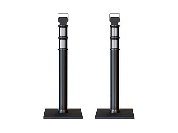 Trafford 45" Delineator Posts, Black