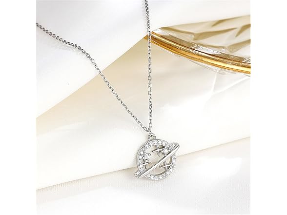 colobublie Saturn Crystal Necklace