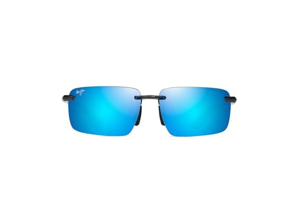 Shiny Trans Dark Grey/Blue Hawaii Polarized