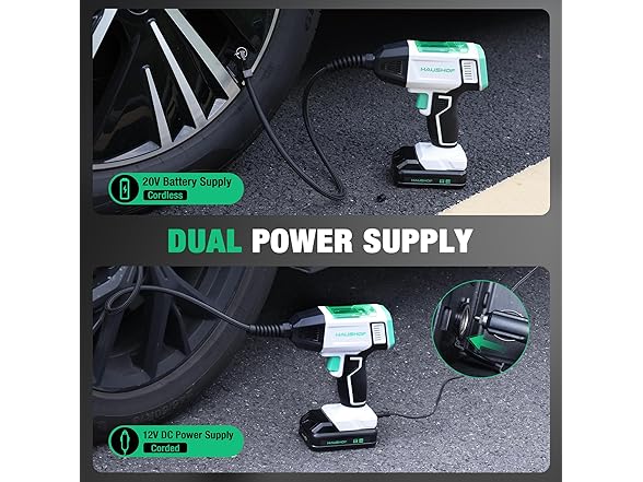 HAUSHOF 20V Tire Inflator