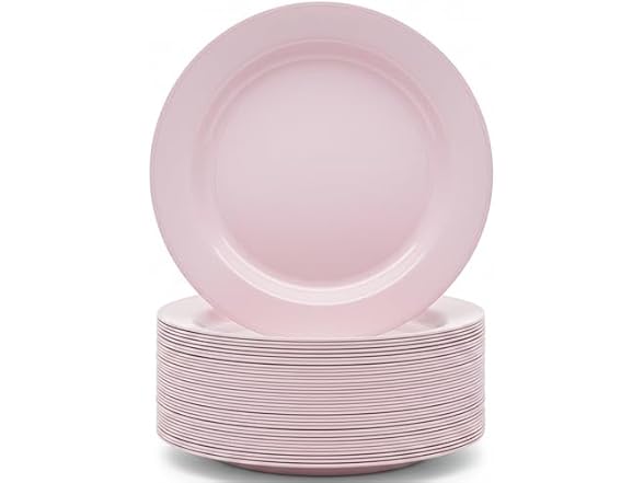 10.25" Blush Dinner Plates 25ct