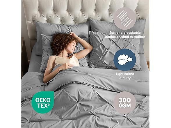 Nestl 9 Piece California King Comforter Set