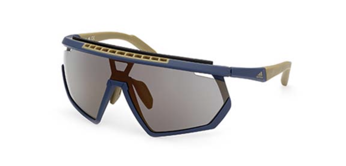 Adidas Unisex SP0029-H Sunglasses Blue - Gallery 2