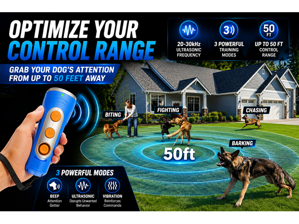 Ultrasonic Dog Bark Deterrent Device