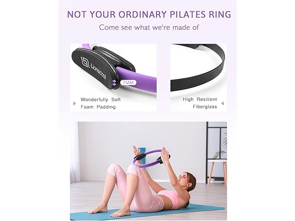 LIONSCOOL Pilates Ring Set