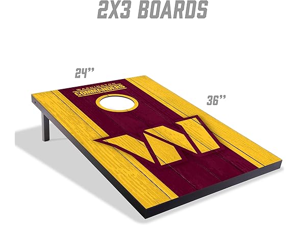 WASHINGTON COMMANDERS 2x3 Cornhole Game