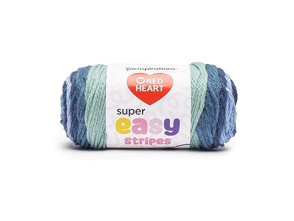 Red Heart Super Easy Seaside Breeze Yarn - 3 Pack