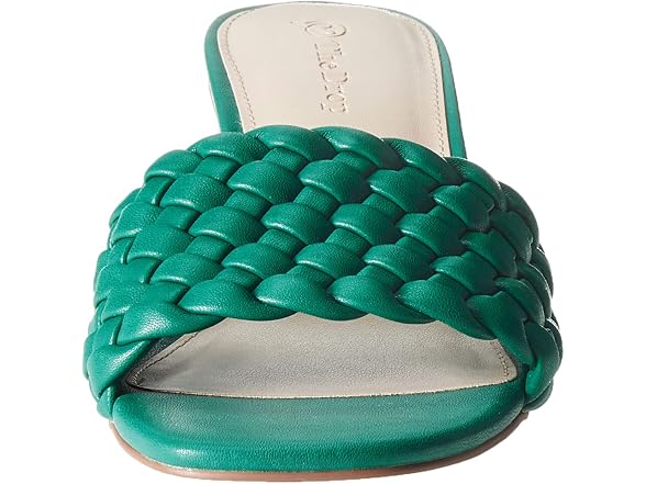 The Drop Women's Paisley Woven Square Toe Block Heel Sandal