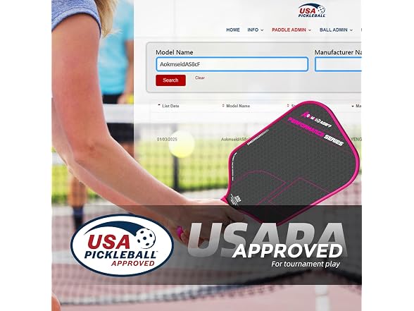 Pink Carbon Fiber Pickleball Paddle