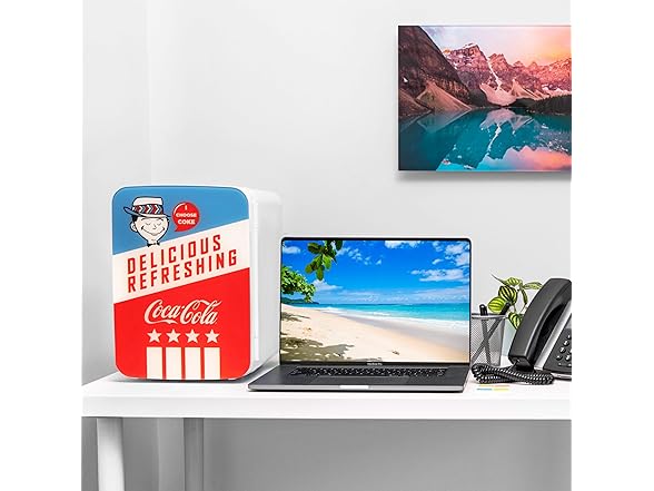Cooluli Retro Coca-Cola Mini Fridge
