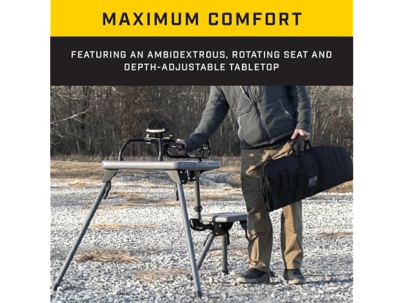 Caldwell Stable Table Shooting Bench, Collapsible Frame