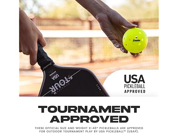 Franklin Sports X-40 Outdoor Pickleballs