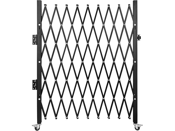 VEVOR Single Folding Security Gate, 74"W x 51.57"H