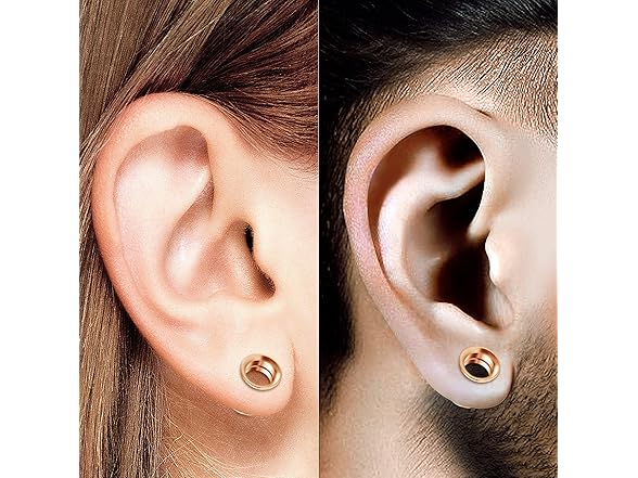 Pair of Internally Threaded Anodized Gauge