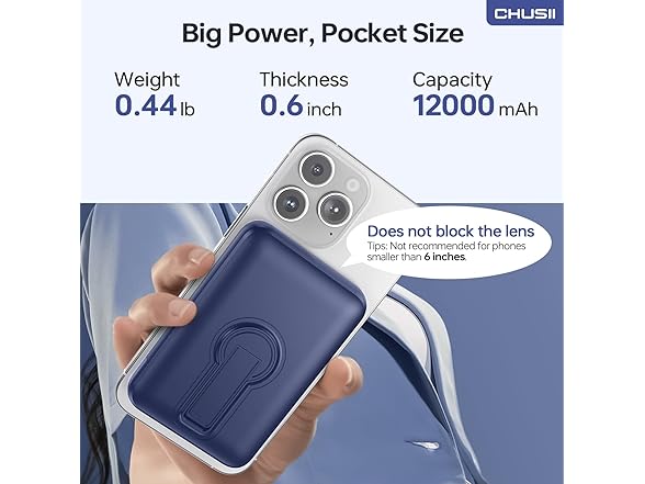 CHUSII Wireless Power Bank