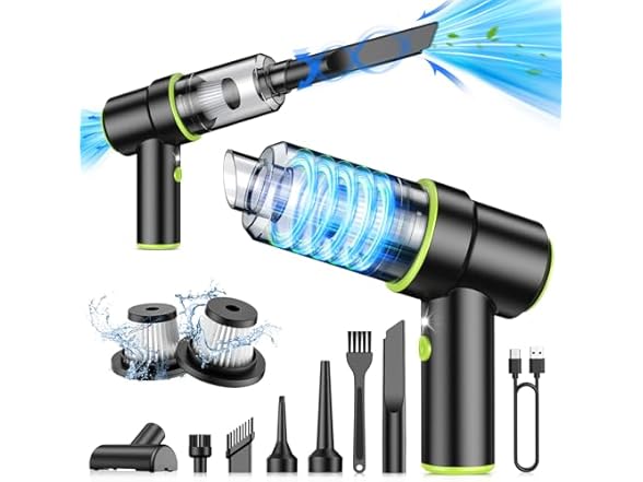 Handheld Portable Car Vacuum & Duster