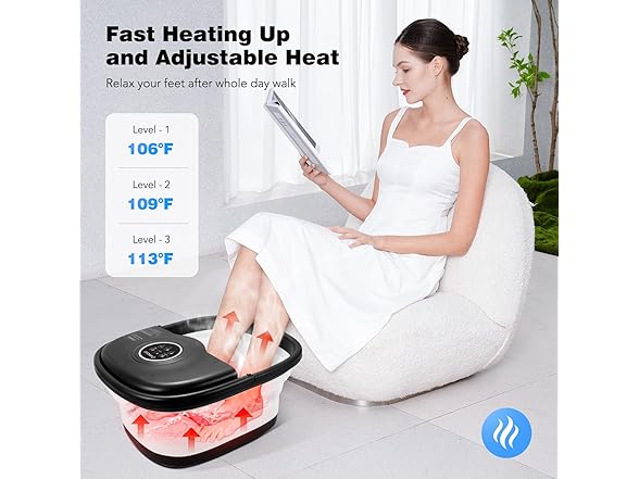 KNQZE Collapsible Foot Spa