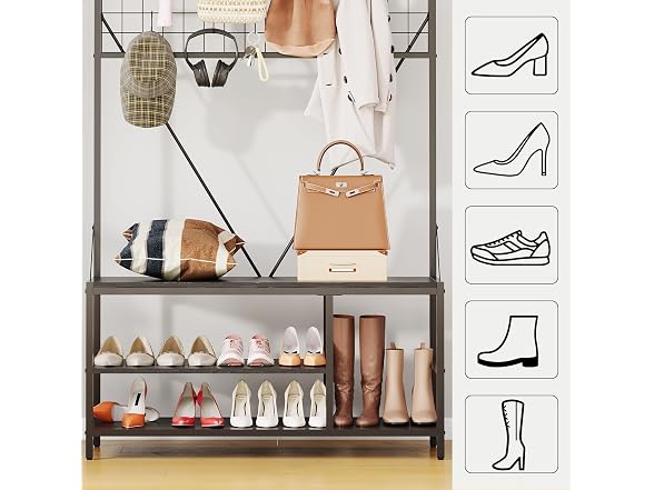 Takywep Freestanding Clothes Rack for