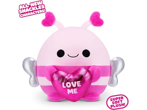 Snackles Bumblebee with Heart-Shape Chocolate