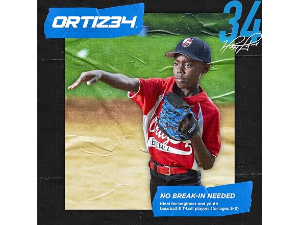 9" Graffiti T-Ball Glove David Ortiz Graffiti