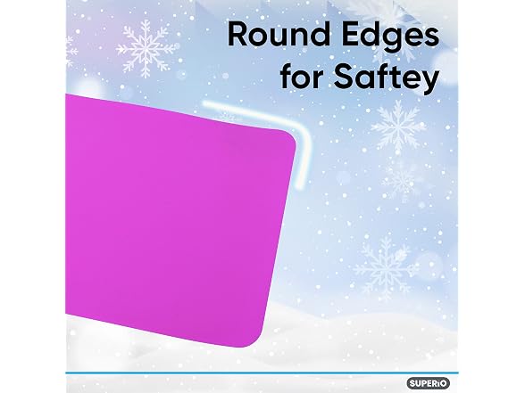Superio Snow Slider Mat, 54" (Pink), 12 Pack