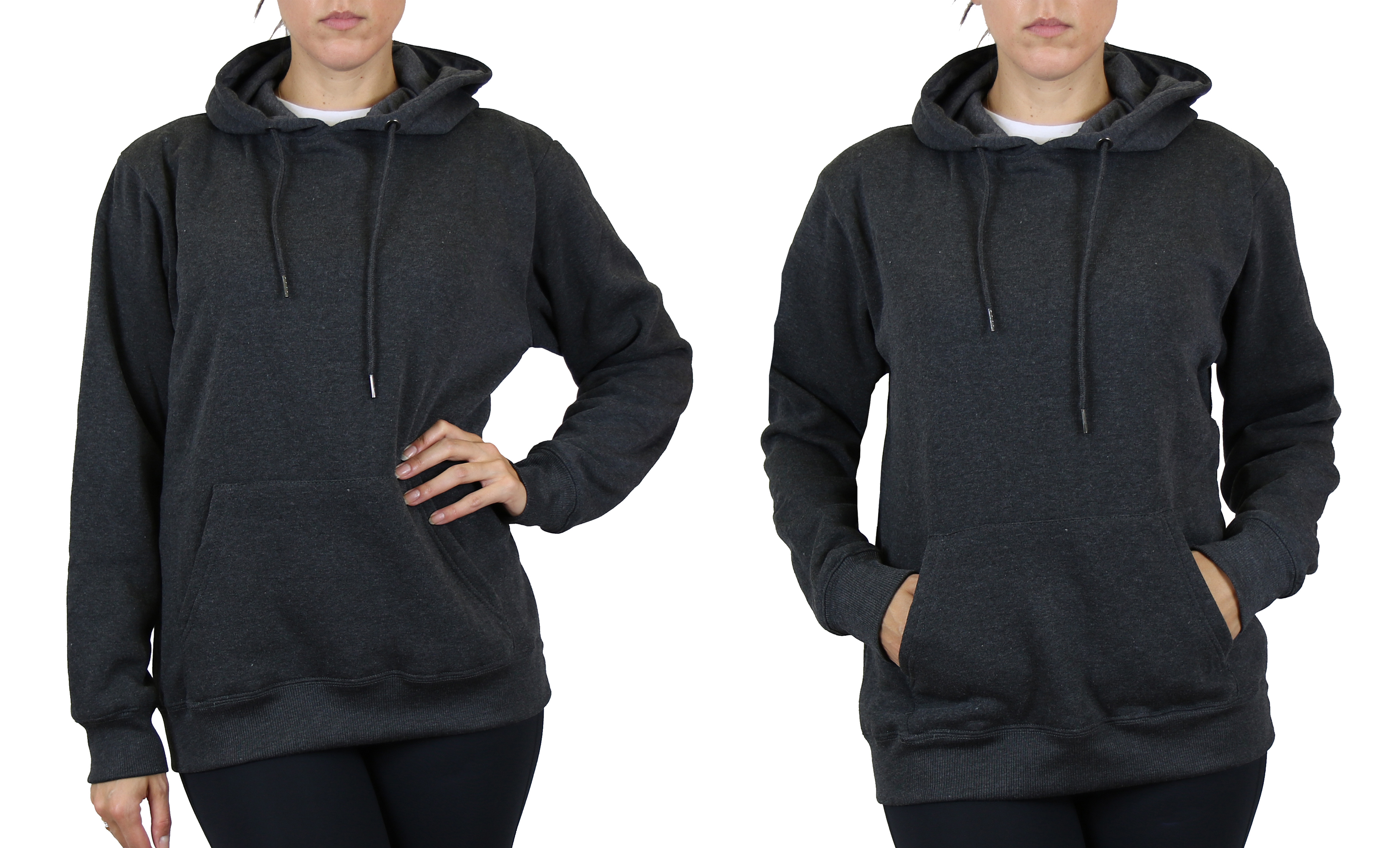 3Pk Asst Womens Fleece-Lined Pullover Hoodie - Gallery 16