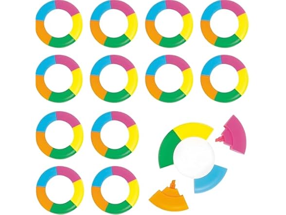 Fun Express Diam. 5-Color Round-Shaped Sets